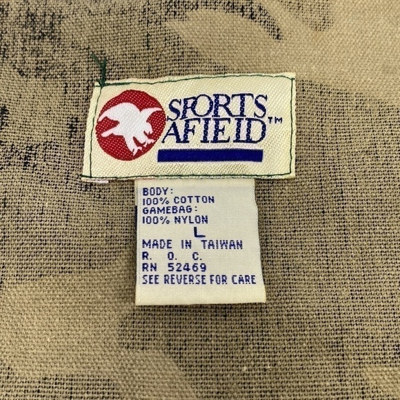 Sports Afield Camo Duck Hunting Vest Size Large - Picture 3 of 4